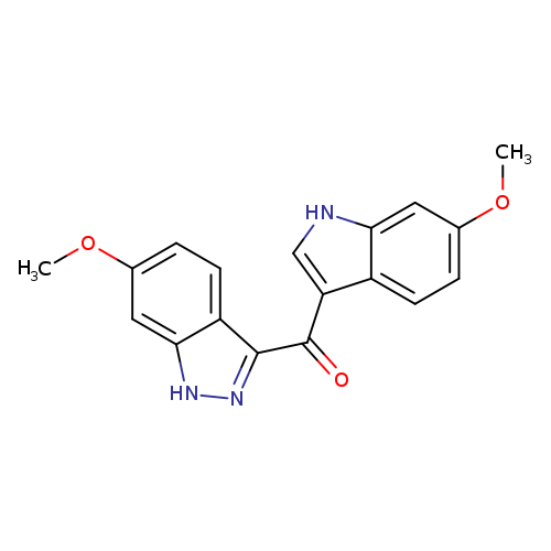 3-(6-Methoxy)indolyl-3-(6-methoxy)indazolyl methone