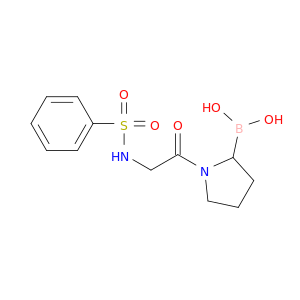 Boronic acid, B-[1-[2-[(phenylsulfonyl)amino]acetyl]-2-pyrrolidinyl]-