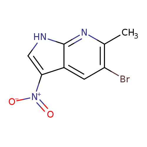 5-Bromo-6-methyl-3-nitro-1H-pyrrolo[2,3-b]pyridine