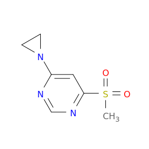 Pyrimidine,4-(1-aziridinyl)-6-(methylsulfonyl)-