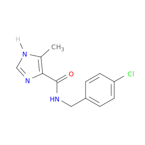 1H-Imidazole-4-carboxamide, N-[(4-chlorophenyl)methyl]-5-methyl-