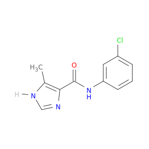 1H-Imidazole-4-carboxamide, N-(3-chlorophenyl)-5-methyl-