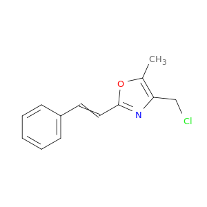 Oxazole, 4-(chloromethyl)-5-methyl-2-(2-phenylethenyl)-