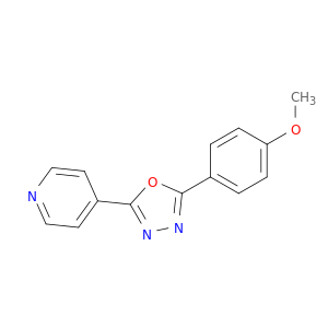 Pyridine, 4-[5-(4-methoxyphenyl)-1,3,4-oxadiazol-2-yl]-