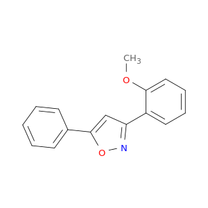 Isoxazole, 3-(2-methoxyphenyl)-5-phenyl-