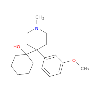 Cyclohexanol, 1-[4-(3-methoxyphenyl)-1-methyl-4-piperidinyl]-