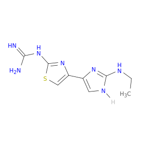Guanidine, [4-[2-(ethylamino)-1H-imidazol-4-yl]-2-thiazolyl]-