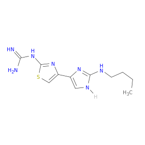 Guanidine, [4-[2-(butylamino)-1H-imidazol-4-yl]-2-thiazolyl]-