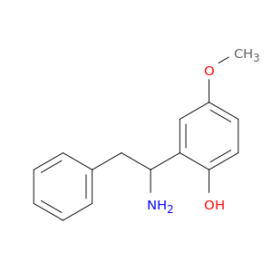 2-(1-amino-2-phenylethyl)-4-methoxyphenol