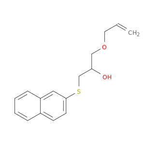 2-Propanol, 1-(2-naphthalenylthio)-3-(2-propenyloxy)-