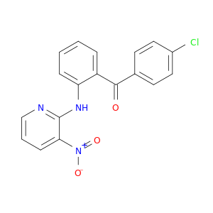 Methanone, (4-chlorophenyl)[2-[(3-nitro-2-pyridinyl)amino]phenyl]-