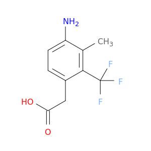 2-[4-amino-3-methyl-2-(trifluoromethyl)phenyl]acetic acid