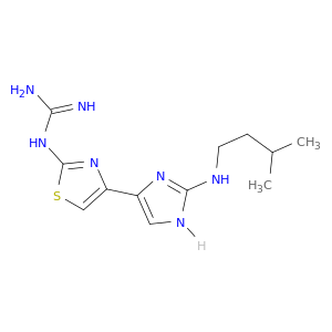 Guanidine, [4-[2-[(3-methylbutyl)amino]-1H-imidazol-4-yl]-2-thiazolyl]-
