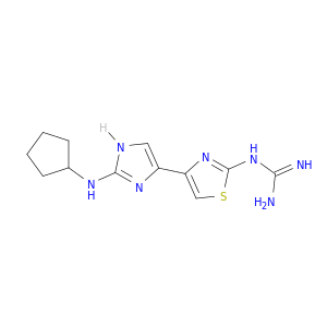 Guanidine, [4-[2-(cyclopentylamino)-1H-imidazol-4-yl]-2-thiazolyl]-