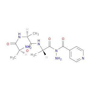 L-Alanine,N-(N-L-alanyl-L-alanyl)-, 2-(4-pyridinylcarbonyl)hydrazide, dihydrochloride(9CI)