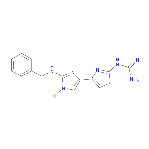 Guanidine, [4-[2-[(phenylmethyl)amino]-1H-imidazol-4-yl]-2-thiazolyl]-