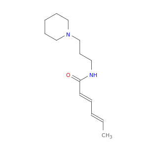 2,4-Hexadienamide, N-[3-(1-piperidinyl)propyl]-, (E,E)-