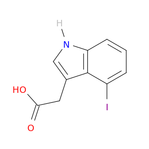 1H-Indole-3-aceticacid, 4-iodo-