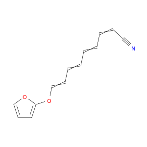 2,4,6,8-Nonatetraenenitrile, 9-(2-furanyloxy)-