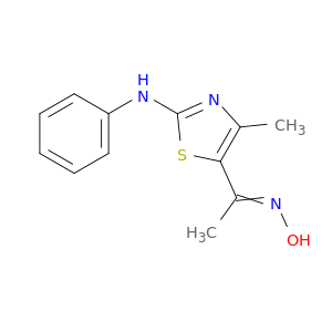 5-[(1Z)-1-(hydroxyimino)ethyl]-4-methyl-N-phenyl-1,3-thiazol-2-amine