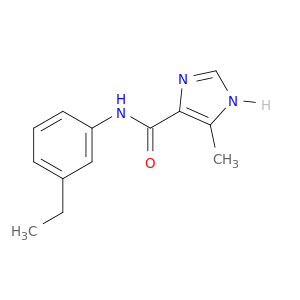 1H-Imidazole-4-carboxamide, N-(3-ethylphenyl)-5-methyl-
