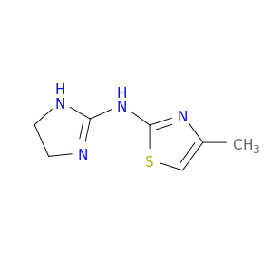 2-Thiazolamine, N-(4,5-dihydro-1H-imidazol-2-yl)-4-methyl-