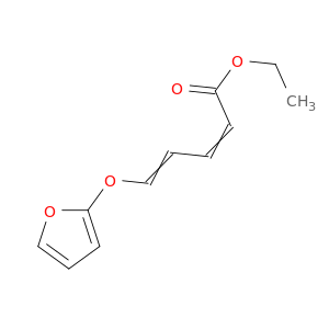 2,4-Pentadienoic acid, 5-(2-furanyloxy)-, ethyl ester