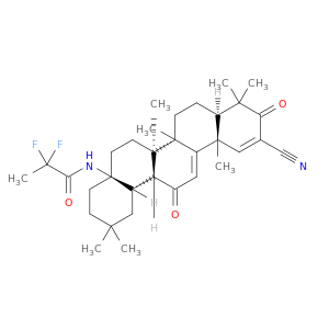 N-((4aS,6aR,6bS,8aR,12aS,14aR,14bS)-11-氰基-2,2,6a,6b,9,9,12a-七甲基-10,14-二氧代-1,3,4,5,6,6a,6b,7,8,8a,9,10,12a,14,14a,14b-十六氢苉-4a(2H)-基)-2,2-二氟丙酰胺