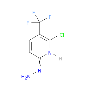 2(1H)-Pyridinone, 6-chloro-5-(trifluoromethyl)-, hydrazone