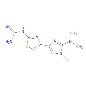 Guanidine, [4-[2-(dimethylamino)-1H-imidazol-4-yl]-2-thiazolyl]-
