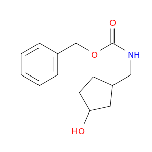 benzyl N-[(3-hydroxycyclopentyl)methyl]carbamate