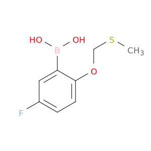 5-FLUORO-2-METHYLSULFANYLMETHOXY-BENZENEBORONIC ACID