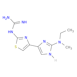 Guanidine, [4-[2-(ethylmethylamino)-1H-imidazol-4-yl]-2-thiazolyl]-