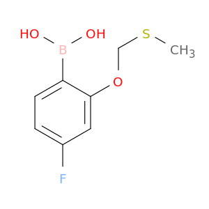 4-FLUORO-2-METHYLSULFANYLMETHOXY-BENZENEBORONIC ACID
