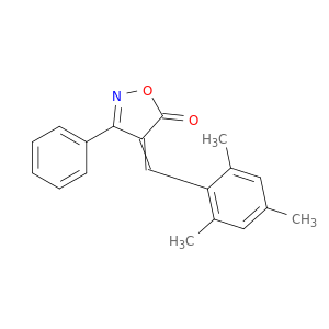 5(4H)-Isoxazolone, 3-phenyl-4-[(2,4,6-trimethylphenyl)methylene]-