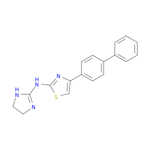 2-Thiazolamine, 4-[1,1'-biphenyl]-4-yl-N-(4,5-dihydro-1H-imidazol-2-yl)-