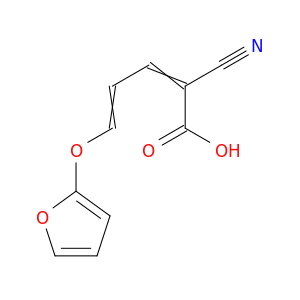 2,4-Pentadienoic acid, 2-cyano-5-(2-furanyloxy)-