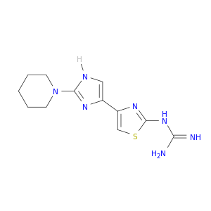 Guanidine, [4-[2-(1-piperidinyl)-1H-imidazol-4-yl]-2-thiazolyl]-