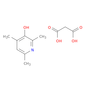 Propanedioic acid, compd. with 2,4,6-trimethyl-3-pyridinol (1:1)