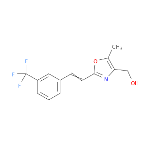 4-Oxazolemethanol, 5-methyl-2-[2-[3-(trifluoromethyl)phenyl]ethenyl]-