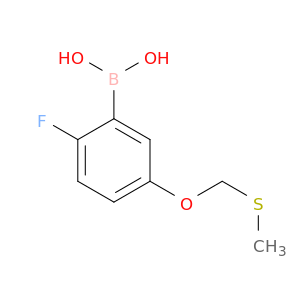 2-FLUORO-5-(METHYLTHIOMETHOXY)PHENYLBORONIC ACID