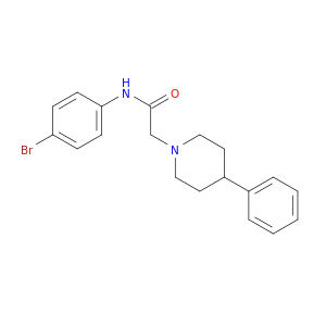 1-Piperidineacetamide, N-(4-bromophenyl)-4-phenyl-