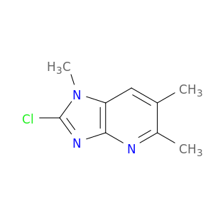 2-CHLORO-1,5,6-TRIMETHYLIMIDAZO [4,5-B] PYRIDINE