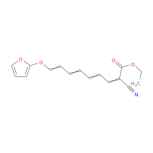 2,4,6,8-Nonatetraenoic acid, 2-cyano-9-(2-furanyloxy)-, ethyl ester