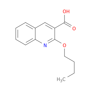 2-丁氧基-3-喹啉羧酸