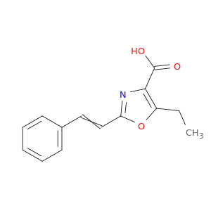 4-Oxazolecarboxylic acid, 5-ethyl-2-(2-phenylethenyl)-