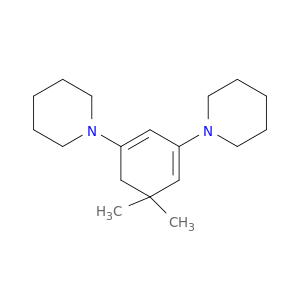 Piperidine, 1,1'-(5,5-dimethyl-1,3-cyclohexadiene-1,3-diyl)bis-