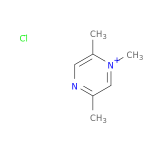 Pyrazinium, 1,2,5-trimethyl-, chloride