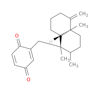 2-[[(1S,4aS,8aS)-1,2,4a-trimethyl-5-methylidene-decalin-1-yl]methyl]cyclohexa-2,5-diene-1,4-dione