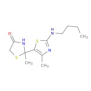 4-Thiazolidinone, 2-[2-(butylamino)-4-methyl-5-thiazolyl]-2-methyl-